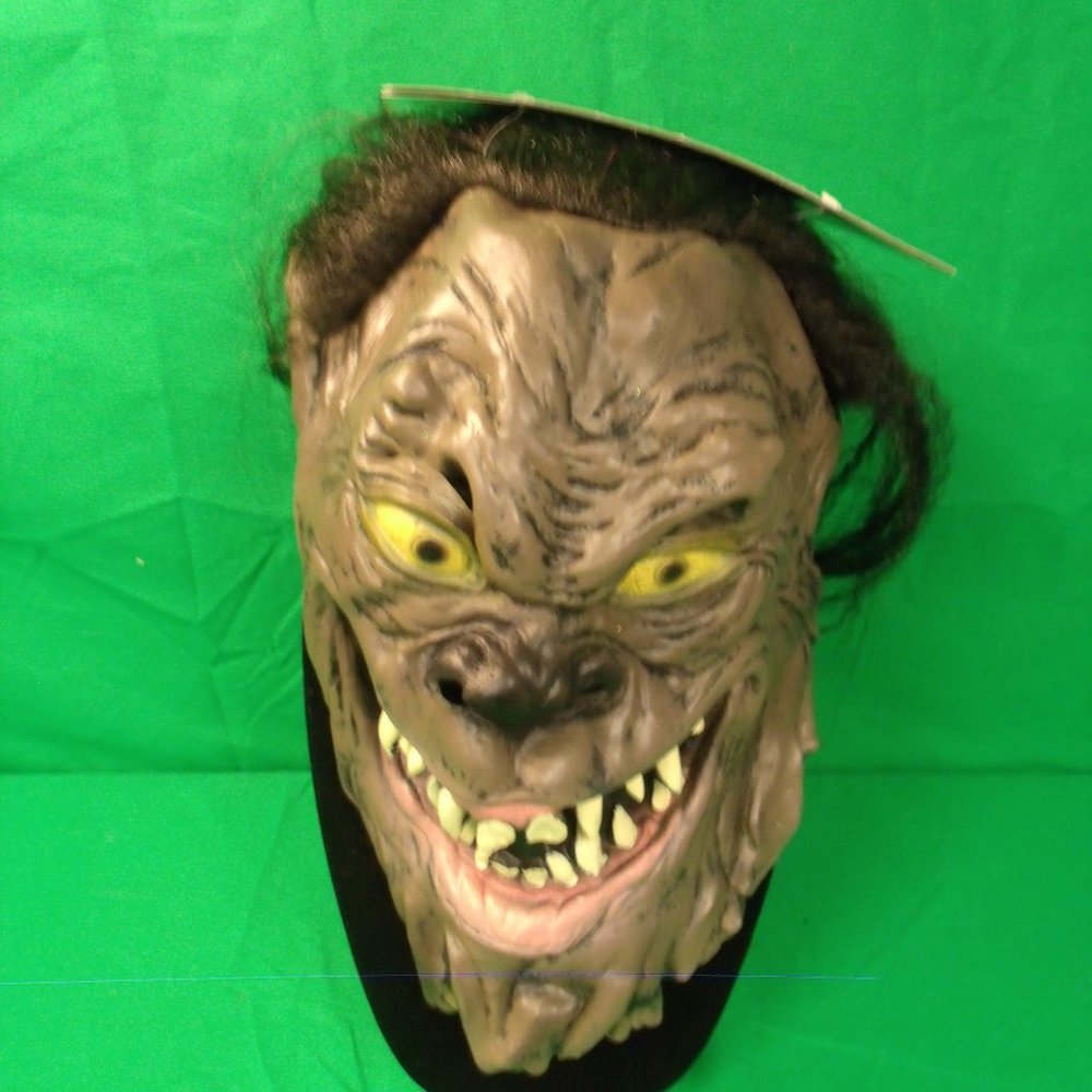 Werewolf Halloween Mask with Hair
